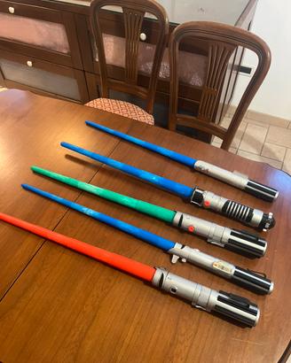 Lotto 5 spade laser giocattolo