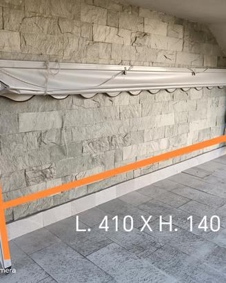 Tenda a capottina da sole in PVC manuale
