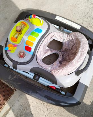 Girello pieghevole 3 in 1 per bambini 