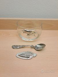 Bomboniera Claraluna: ciotola cucchiaio segnalibro