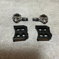 Coppia pedali SPD Shimano più adattatori