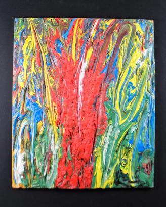 Giovanni Menegaldo-Quadro acrilico bassorilievo