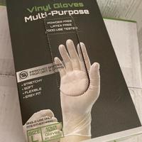 Guanti vinile scatola da 10 pacchi