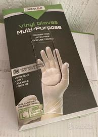 Guanti vinile scatola da 10 pacchi