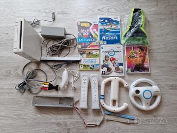 Nintendo Wii + accessori + 5 giochi