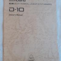 Manuale Roland D-10