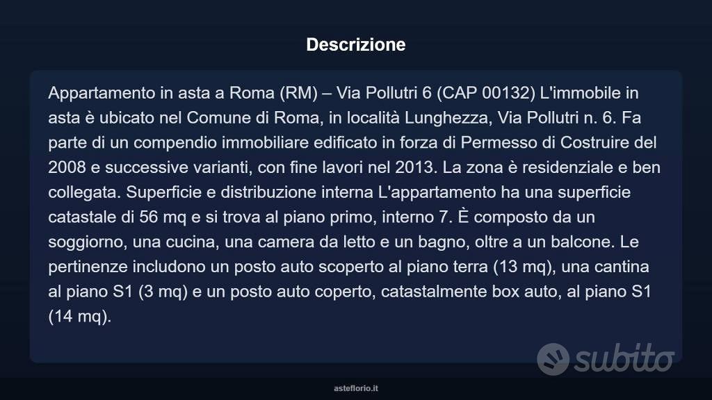 Appartamento – Roma, Lunghezza - Vista 3