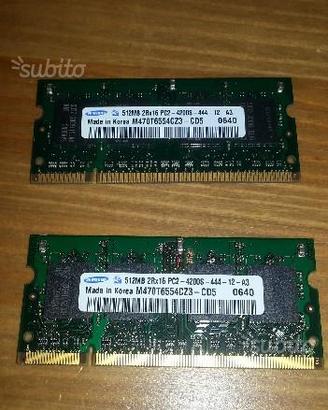 Ram Samsung ORIGINALI SODIMM DDR2 512MB