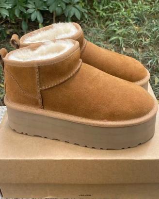 Stivali da neve con tacco alto UGG, Castagna💃37