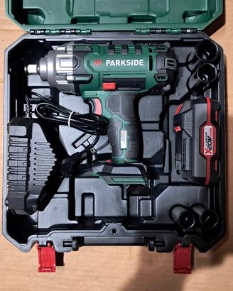 smontagomme parkside  completo di batteria 4ah 