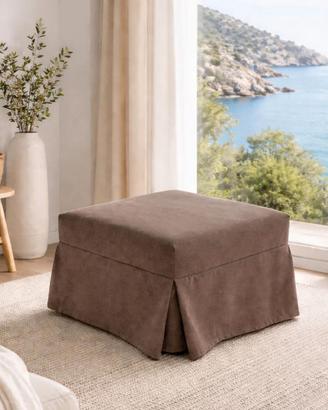 Pouf Letto Reverso con Materasso  - Marrone