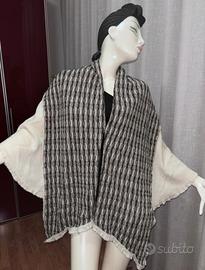 Cappa Maglia Poncho Mantella in baby alpaca