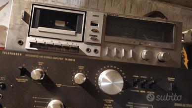 Sanyo rd303 piastra registrazione cassette audio