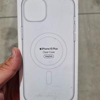 Apple clear case iphone 15 plus nuova mai usata