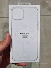 Apple clear case iphone 15 plus nuova mai usata