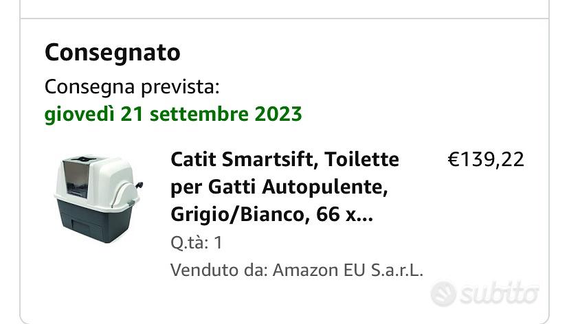 Toilette per gatti Smartsift auto pulente