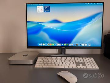 Mac mini M1 8GB+monitor LG 27”,Tastier/Mouse Apple