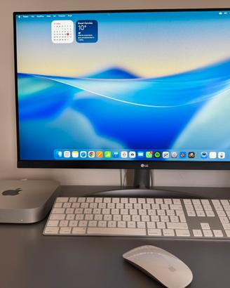 Mac mini M1 8GB+monitor LG 27”,Tastier/Mouse Apple