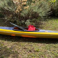 Canoa in vetroresina completa di accessori