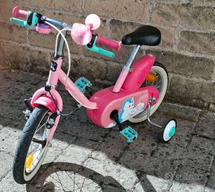 Bici bambina unicorno 3/5 anni