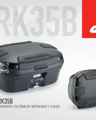 BAULETTO MOTO SCOOTER GIVI TRK35B 35LT ALLUMINIO N