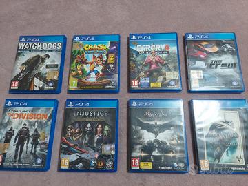 Lotto 8 Giochi PS4  – Batman, Crash, Far Cry