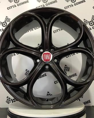4 CERCHI IN LEGA FIAT 500X CROMA DA 18 NUOVI