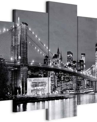 Quadro New York 200x100 cm 5 Pezzi