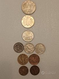 Set di monete Regno d'Italia