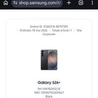 Samsung s26+ 512gb Sigillato