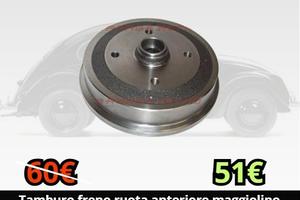 Tamburo freno anteriore Vw maggiolino Karmann Ghia