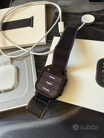 Apple Watch Ultra 2 titanio nero - cinturino trail