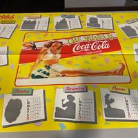 Coca- Cola calendario 1986 e raccolte  figurine