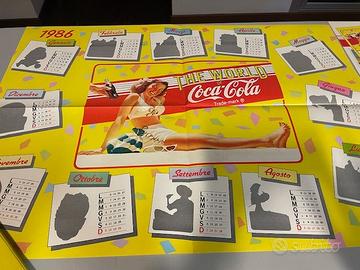 Coca- Cola calendario 1986 e raccolte  figurine