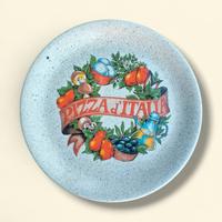 Piatto in ceramica Pizza d’Italia