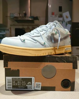Nike dunk low x Off-White Lot 1