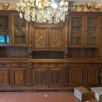 Credenza / mobile con vetrina