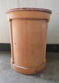 Coppia di comodini tondi