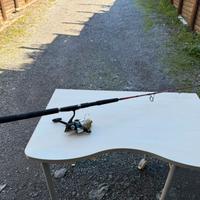 Canna da jig Lineaeffe + mulinello Shimano Spheros