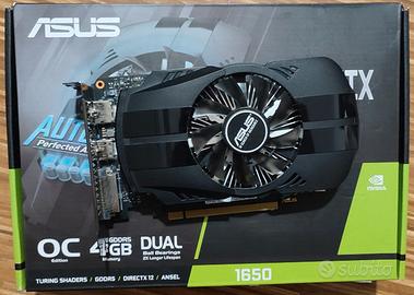 Scheda Video Asus NVIDIA Geforce GTX 1650 OC 4GB