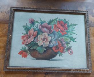 Quadro classico vaso di fiori