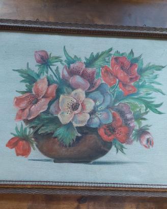 Quadro classico vaso di fiori