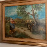 Quadro paesaggio primaverile