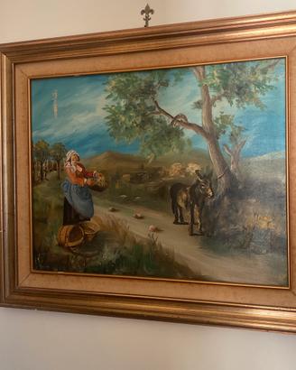 Quadro paesaggio primaverile