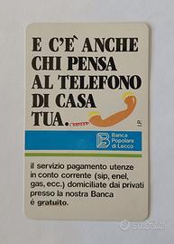 CARTA TELEFONICA SIP BANCA DI LECCO