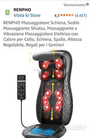 massaggiatore schiena e collo 