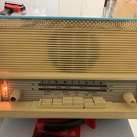 Radio da Tavolo LIbellula Bicolore Bianca e celste