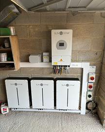 Kit 3kw accumulo 5kw inverter 6kw fotovoltaico bms