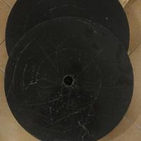 dischi artigianali pesi palestra 2x20kg