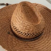 Cappello Cowboy Western in Paglia con Sottogola - 